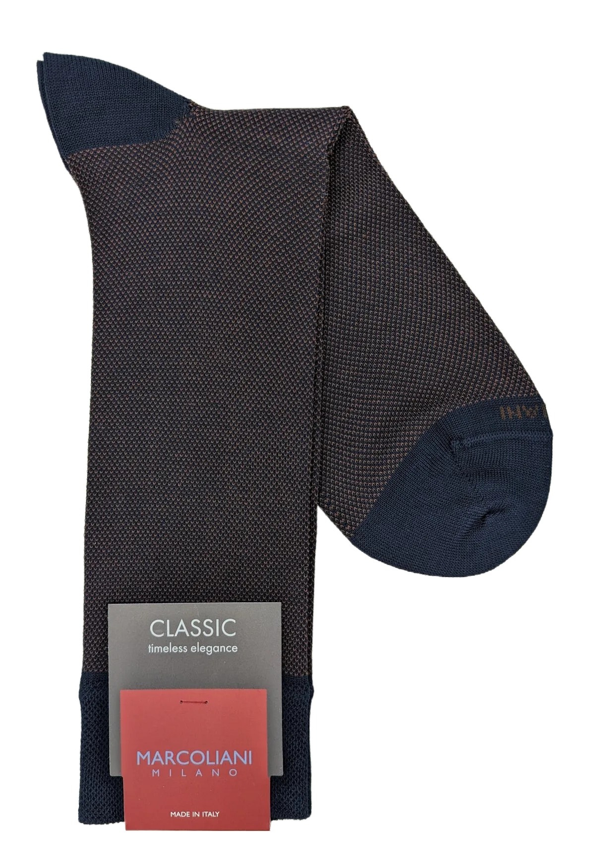 Marcoliani 3741 Pima Cotton Lisle Birdseye Dress Socks