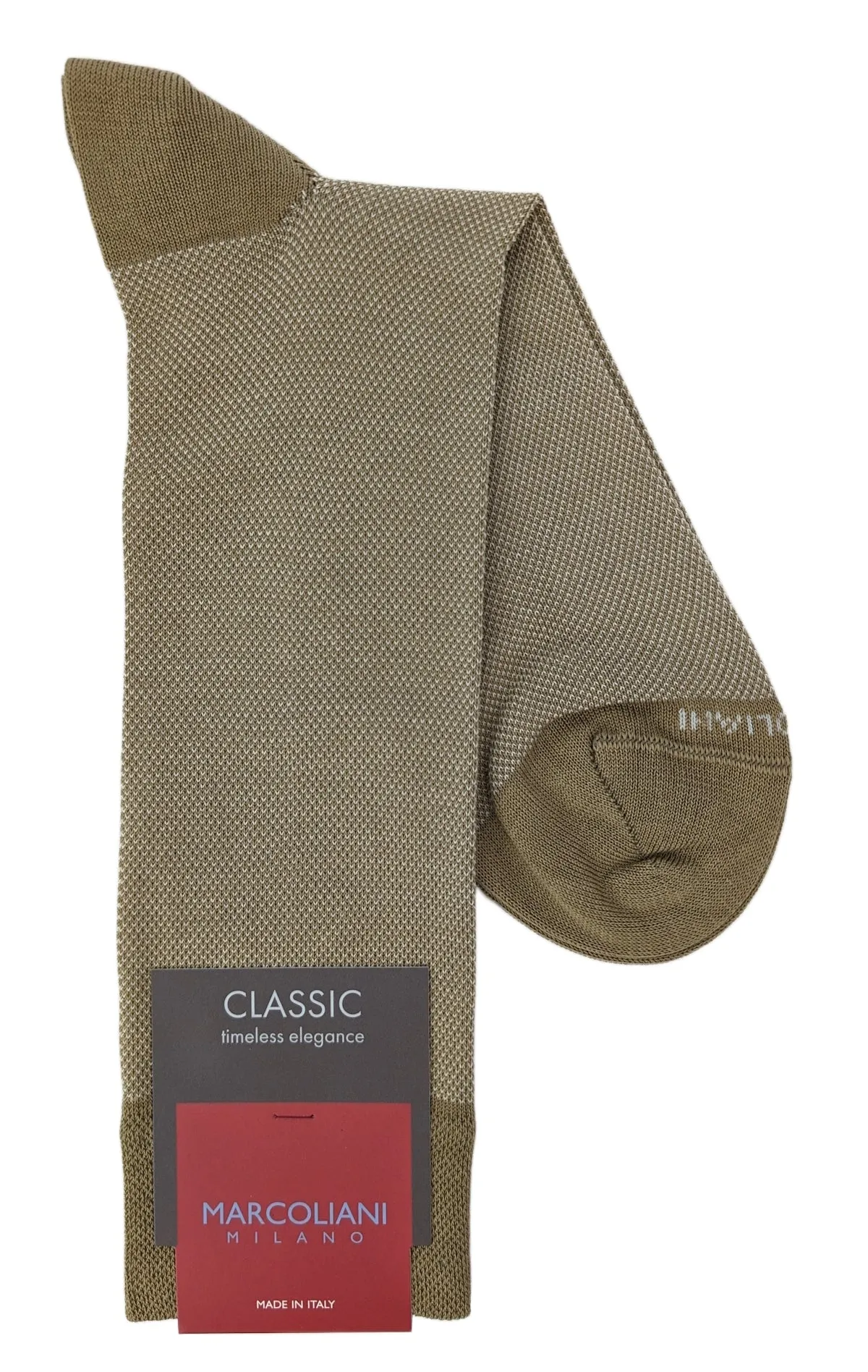 Marcoliani 3741 Pima Cotton Lisle Birdseye Dress Socks
