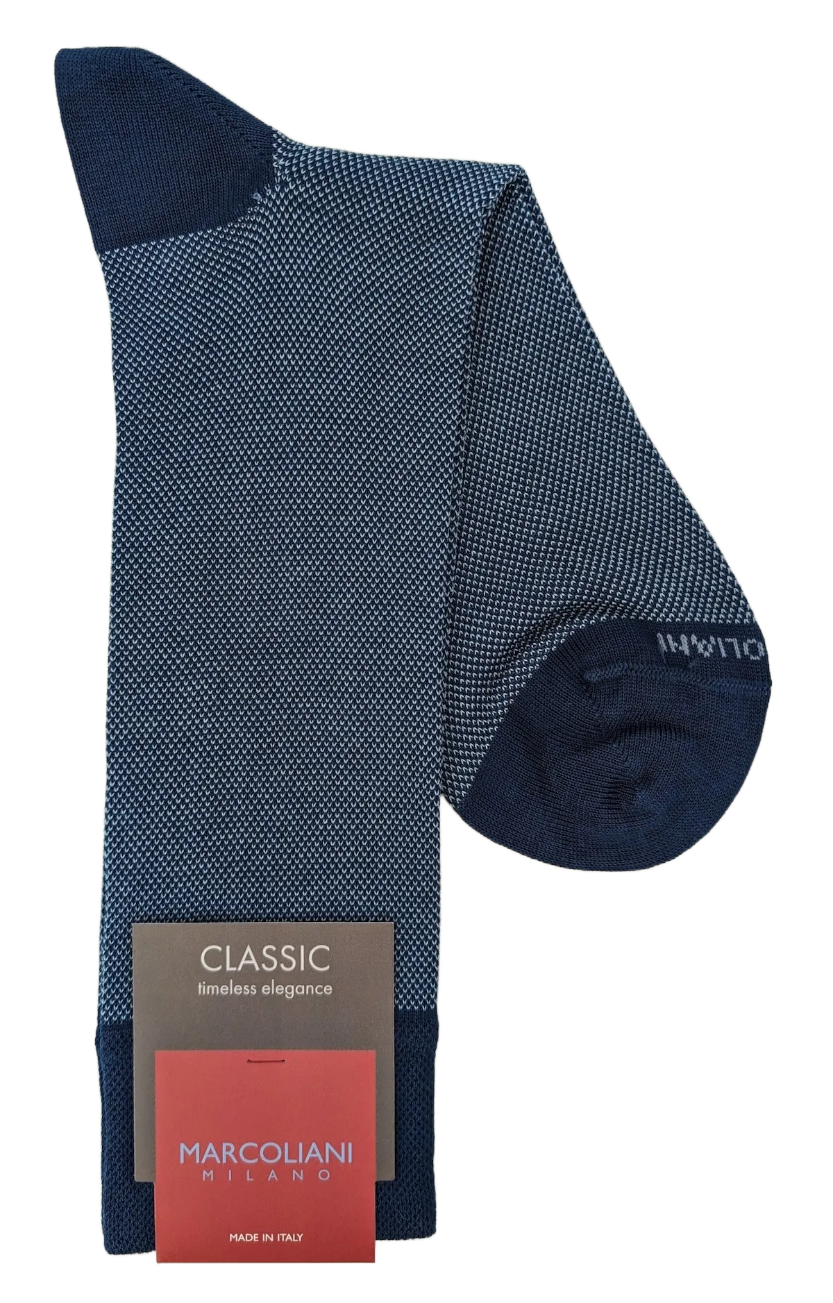 Marcoliani 3741 Pima Cotton Lisle Birdseye Dress Socks