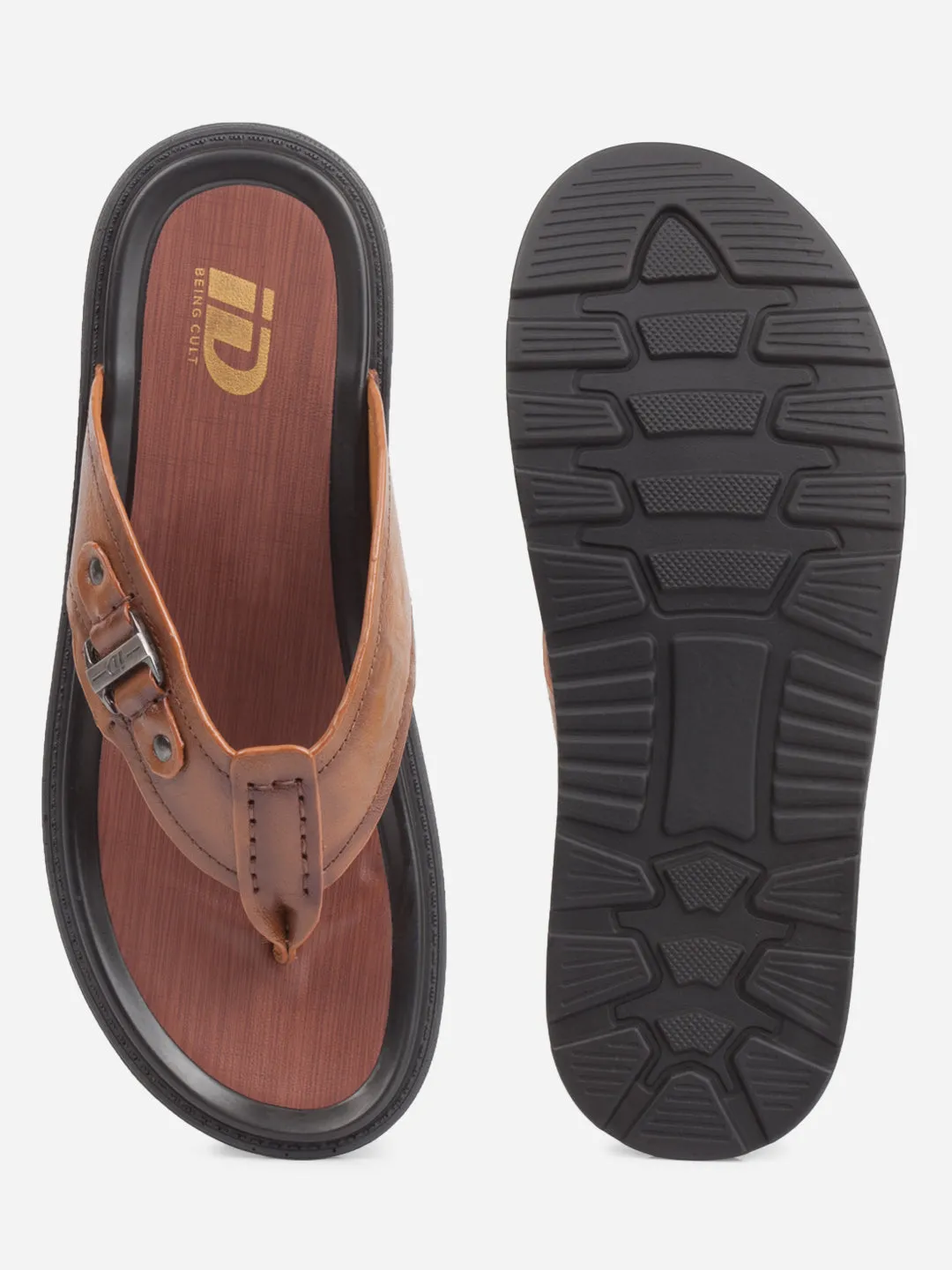Men's Tan Thong Sandal (ID4241)