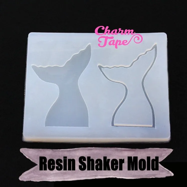 Mermaid Tail UV Resin Mold, Resin Shaker Mold, Epoxy, Shaker Mold Silicone Silicon flexible mold S040