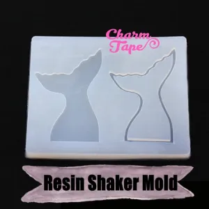 Mermaid Tail UV Resin Mold, Resin Shaker Mold, Epoxy, Shaker Mold Silicone Silicon flexible mold S040