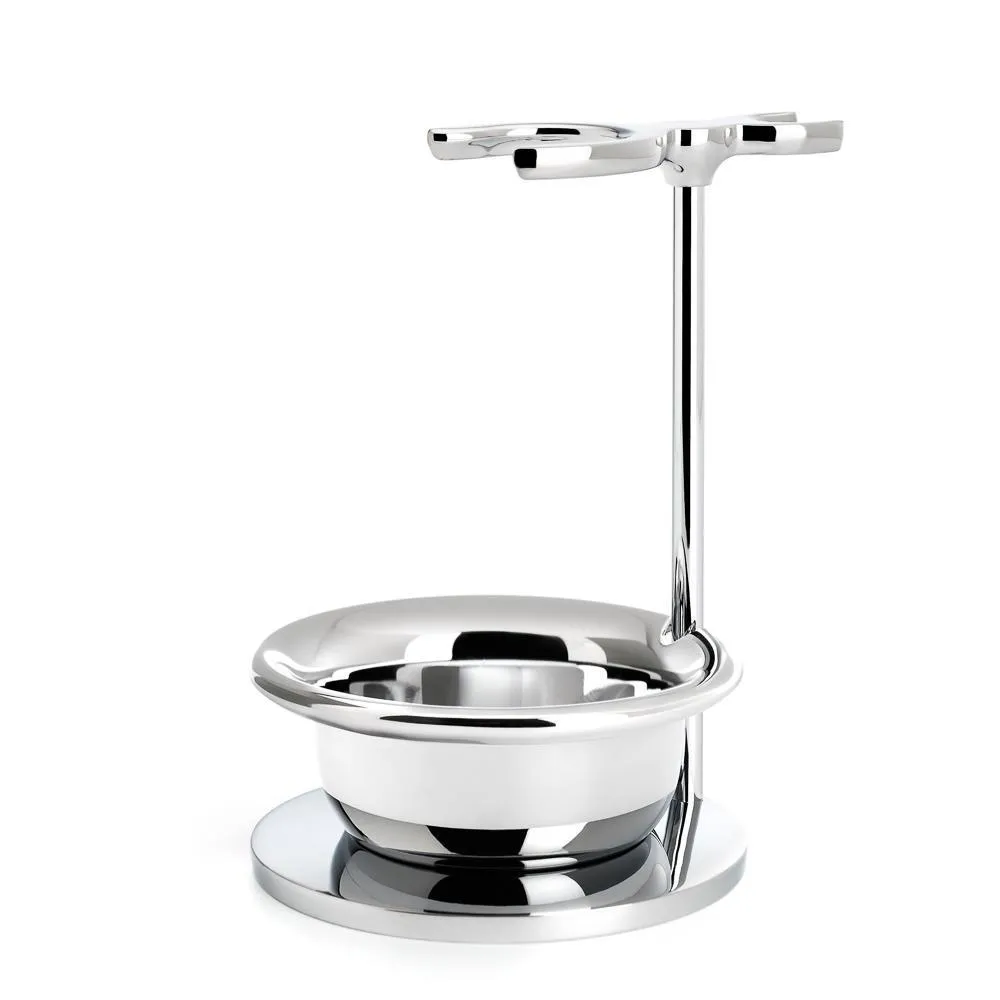 MÜHLE SOPHIST 4 Pc. Shaving Set, Silvertip Badger / Fusion Razor, Porcelain