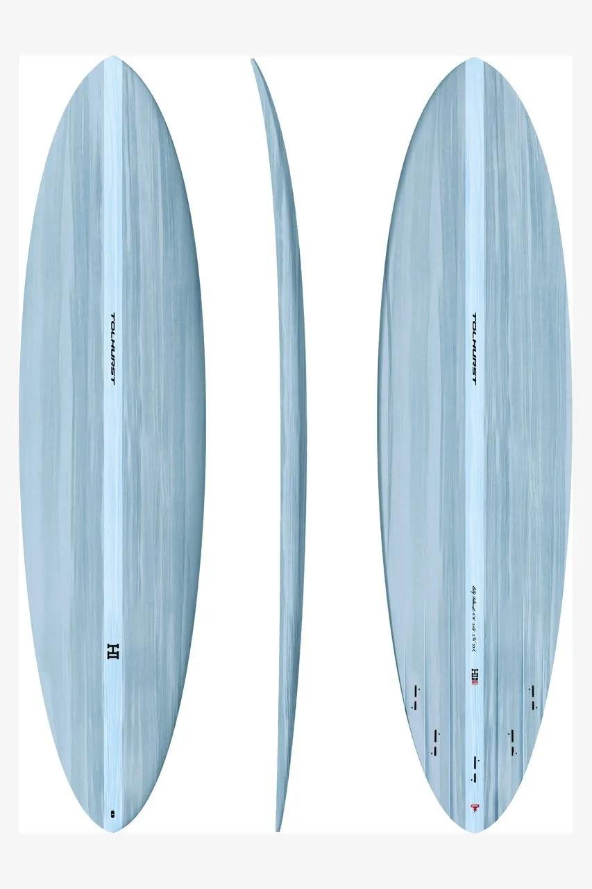MID 6 - THUNDERBOLT RED - LIGHT BLUE - 7'0