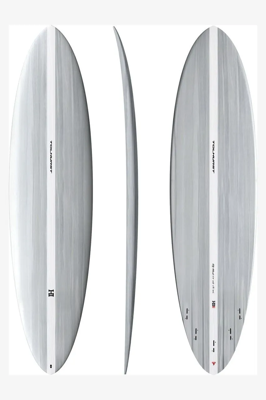 MID 6 - THUNDERBOLT RED - WHITE - 7'10"