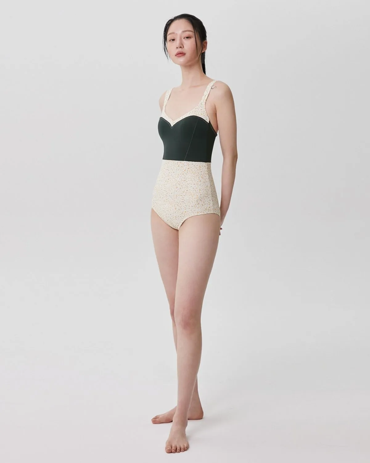 Mono Bustier Swimsuit