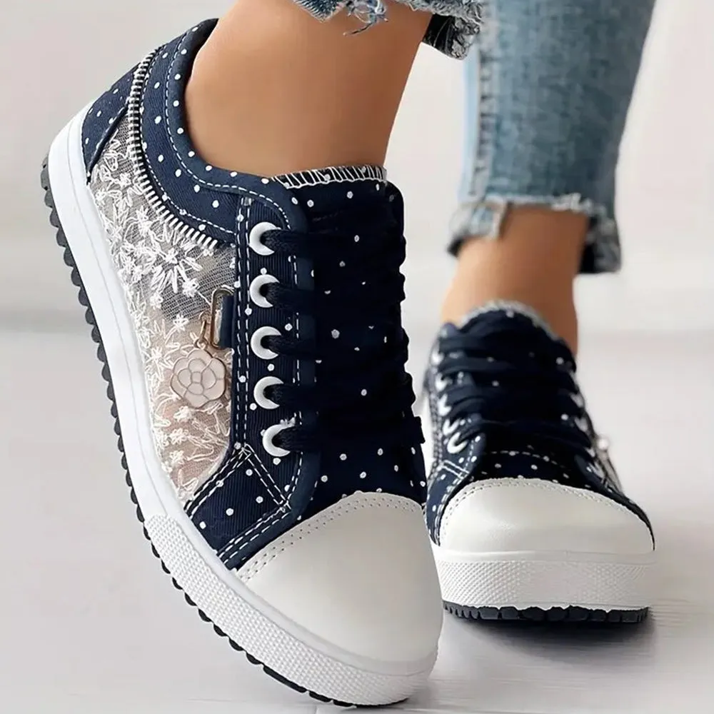 Moon™ Stylish Lace-Up Sneakers