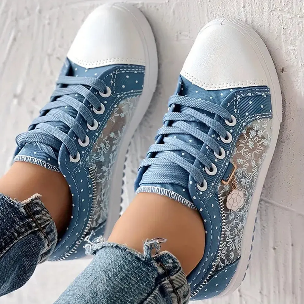 Moon™ Stylish Lace-Up Sneakers