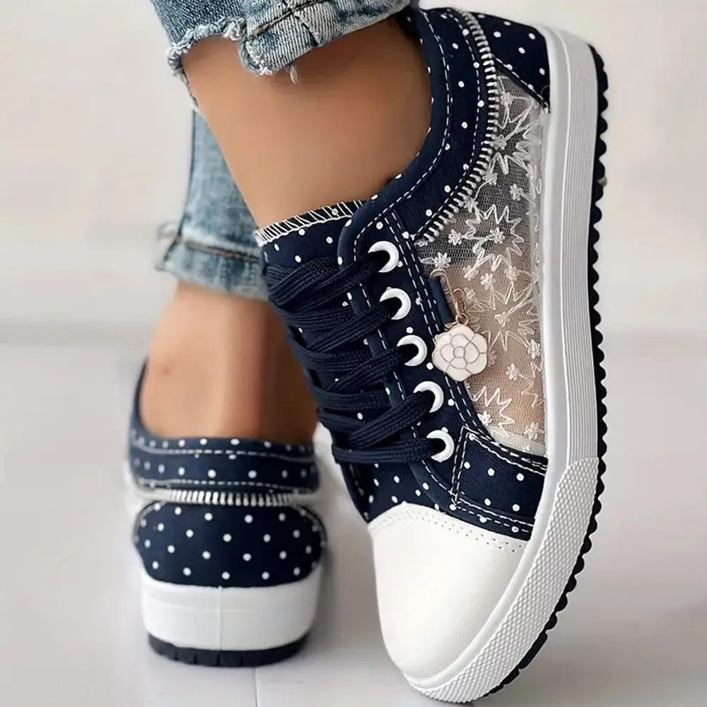 Moon™ Stylish Lace-Up Sneakers