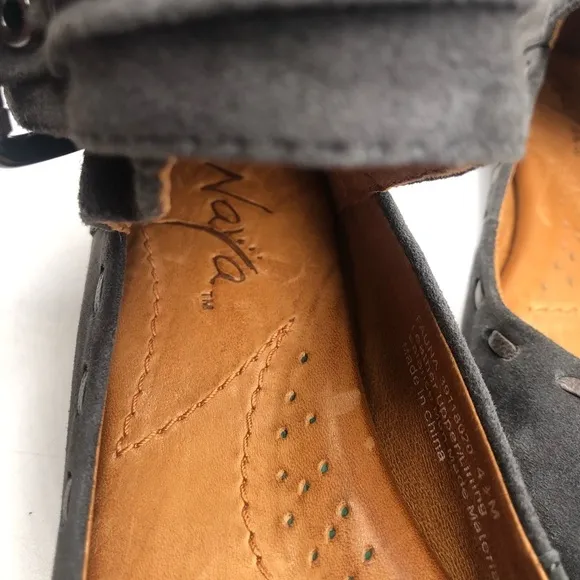 NEW Naya Women's 'Fauna' Ankle-strap Flats Sz 4.5B