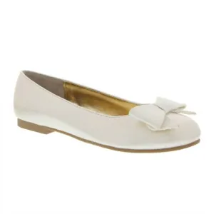 NEW NINA girl's pegasus dress shoe in ivory