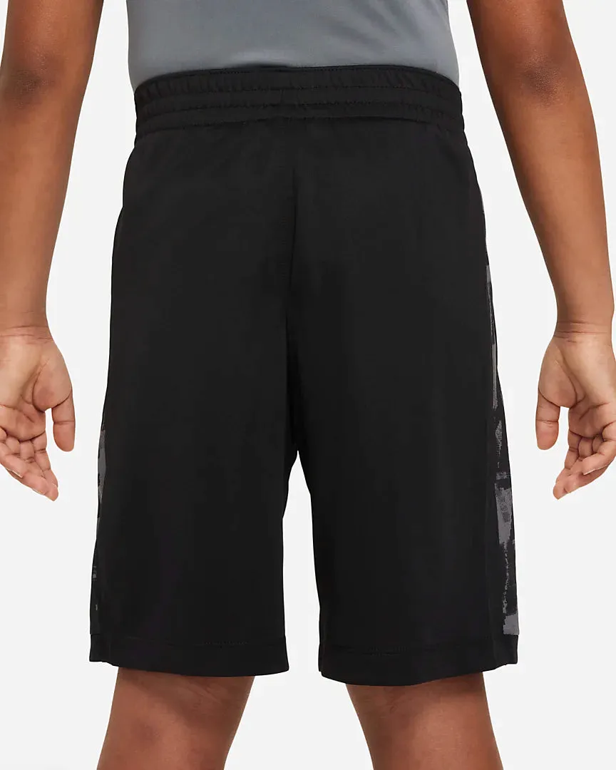Nike Dri Fit Trophy Older Printed Training Shorts -Black