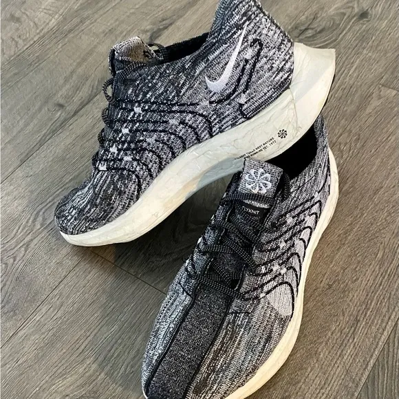 Nike ZoomX Black and White Athletic Shoes