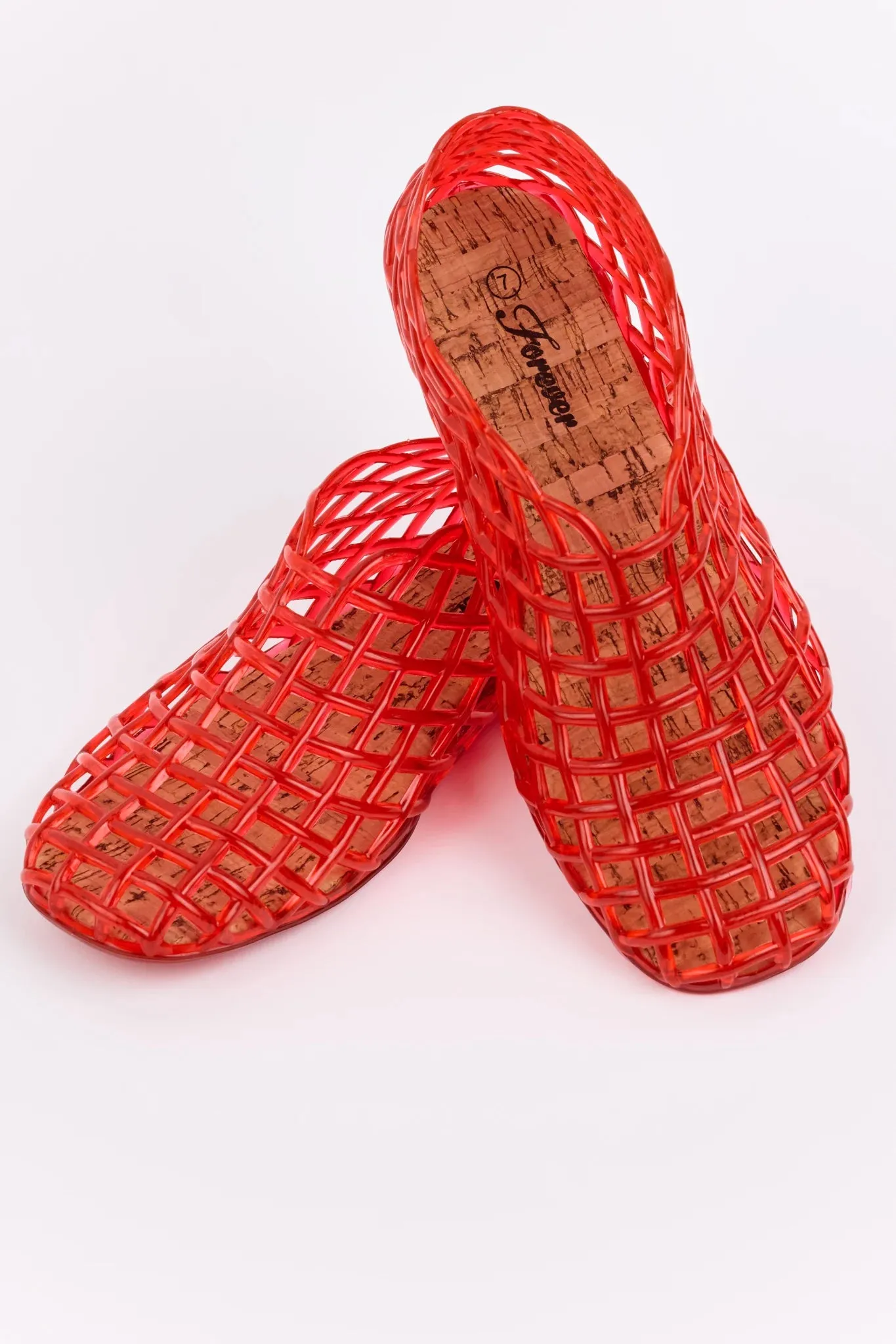 Nina Jelly Flats- Red