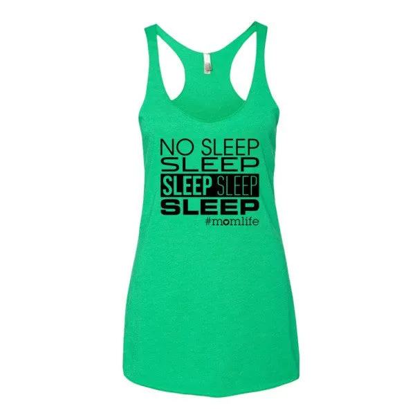 No Sleep Sleep Sleep Sleep Sleep Tank - Black