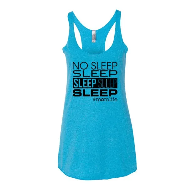 No Sleep Sleep Sleep Sleep Sleep Tank - Black