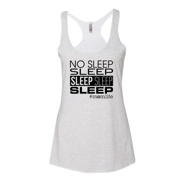 No Sleep Sleep Sleep Sleep Sleep Tank - Black