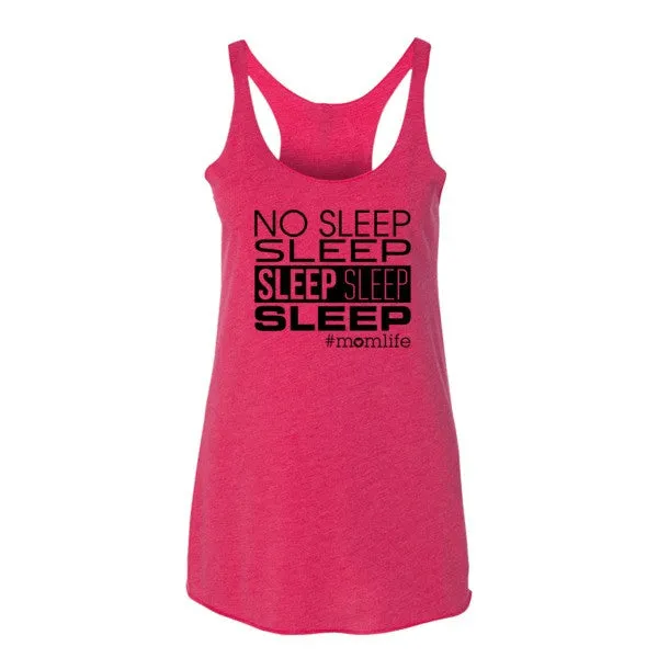 No Sleep Sleep Sleep Sleep Sleep Tank - Black