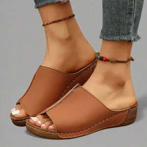 Noemi | Handmade Wedge Sandals from Premium Material