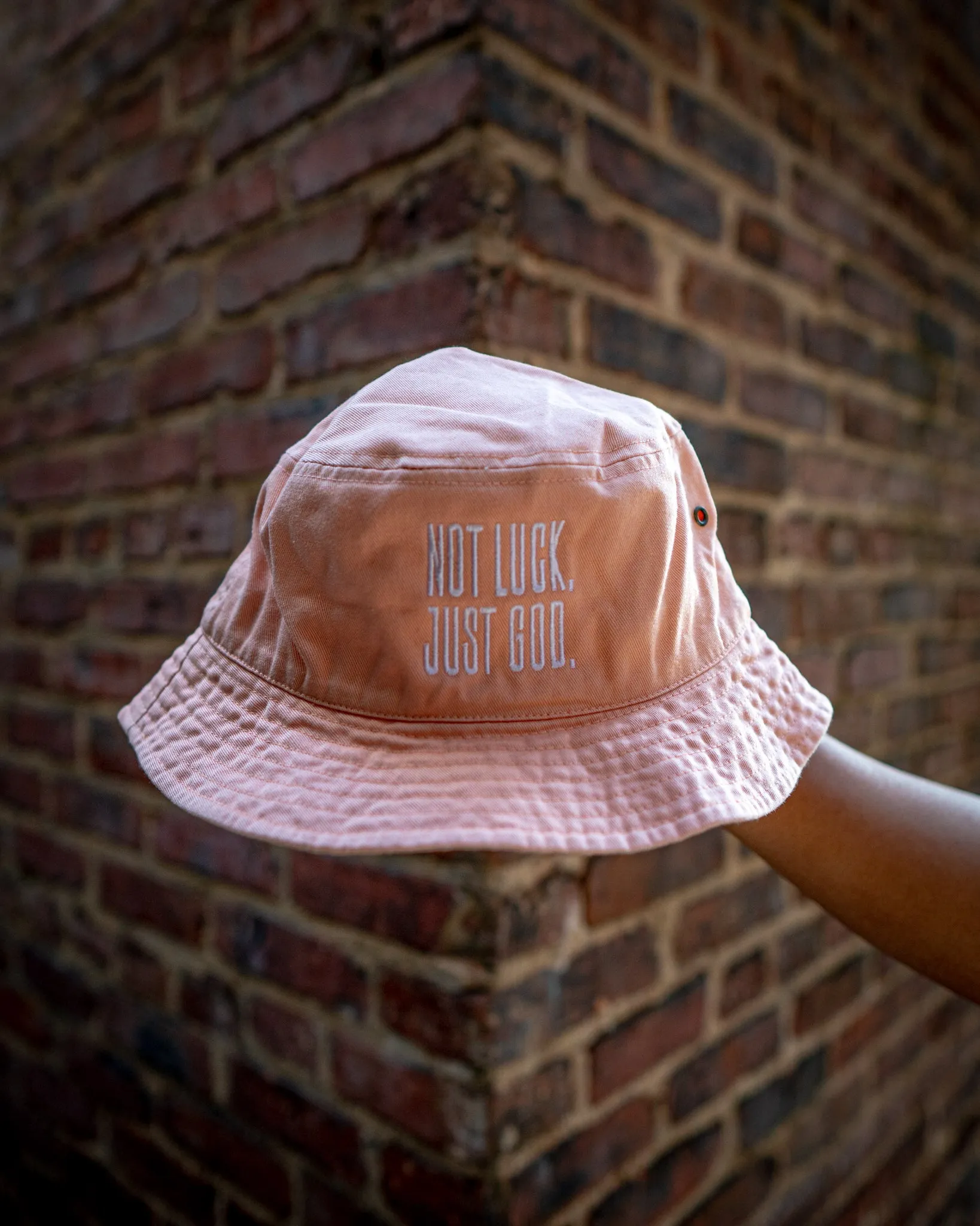 Not Luck, Just God. Bucket Hat