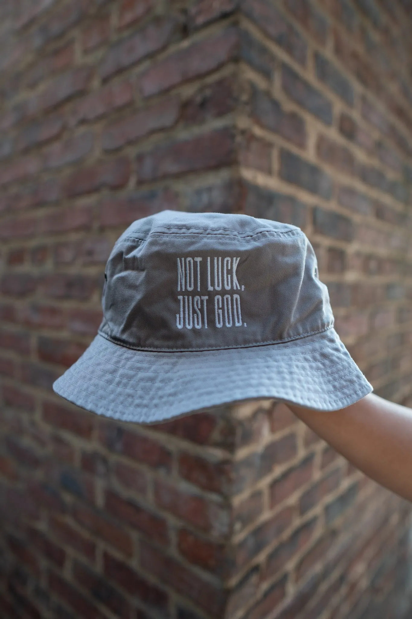 Not Luck, Just God. Bucket Hat