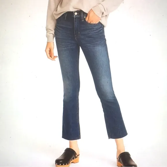 NWT J.Crew 9&quot; Billie Demi boot cropped jeans size 23 petite