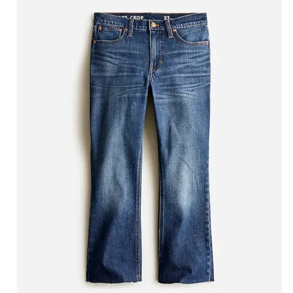 NWT J.Crew 9&quot; Billie Demi boot cropped jeans size 23 petite