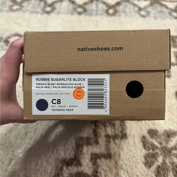 NWT Native Robbie Sugarlite Block Shoes