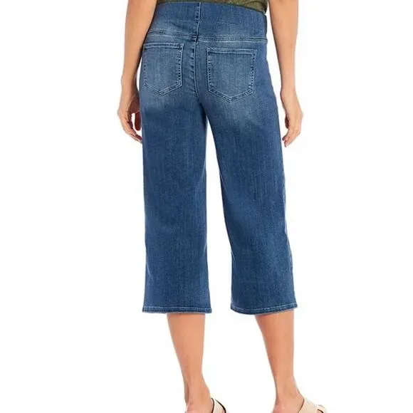 NYDJ High Rise Pull On Cropped Jeans