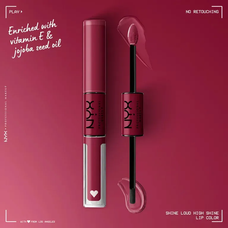 Nyx Cosmetics Shine Loud Vegan High Shine Long-Lasting Liquid Lipstick Goal Getter