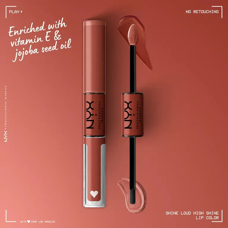 Nyx Cosmetics Shine Loud Vegan High Shine Long-Lasting Liquid Lipstick Life Goals