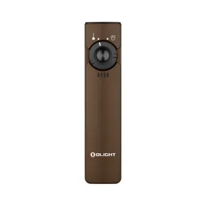 Olight Arkfeld Flat Flashlight with Green Laser & White Light (Rechargeable)