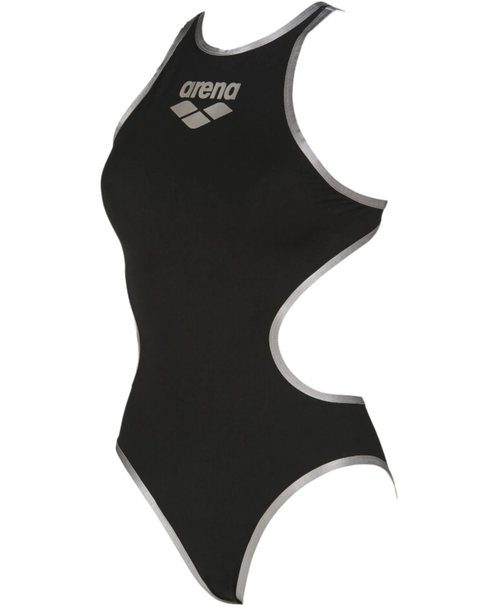 One Big Logo Swimsuit - Black/Silver