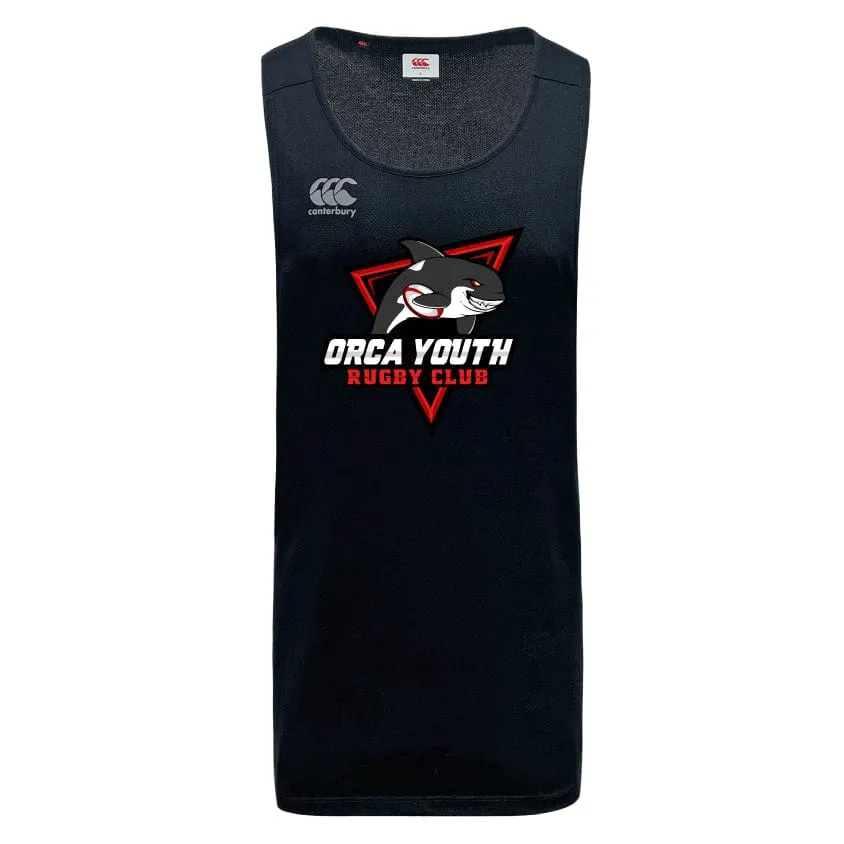 Orca Youth Tempo Vapodri Singlet by Canterbury