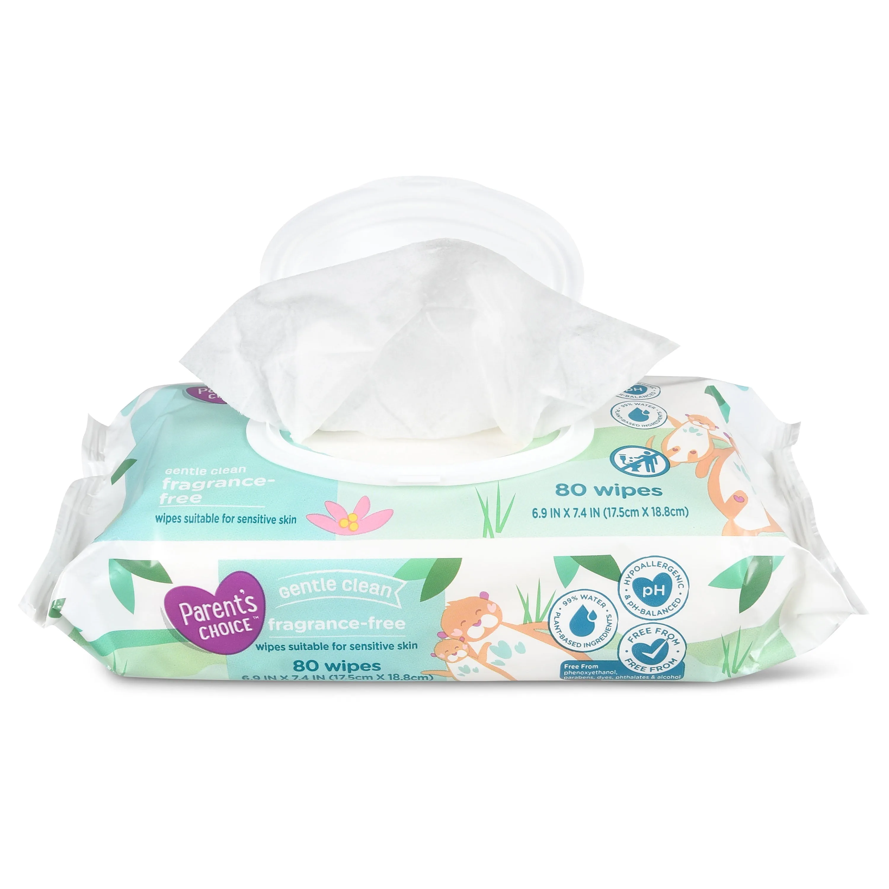 Parent's Choice Fragrance Free Baby Wipes 240 Count