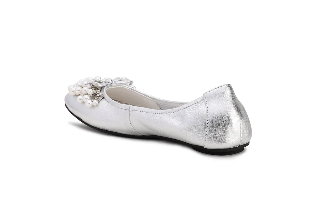 Pearl Diamante Embellished