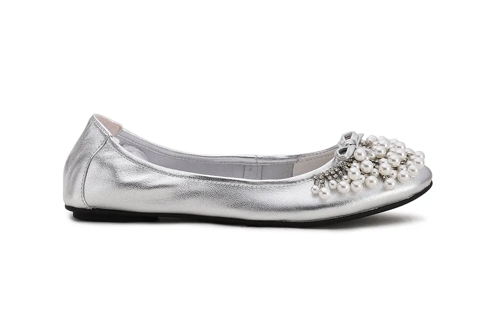Pearl Diamante Embellished