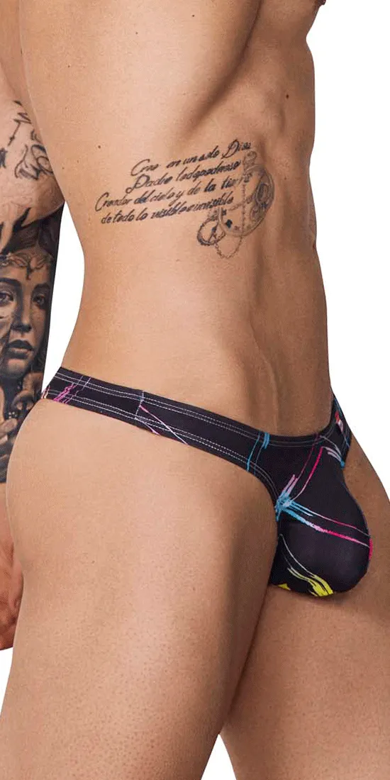 Pikante 1077 Nucleus Thongs Black