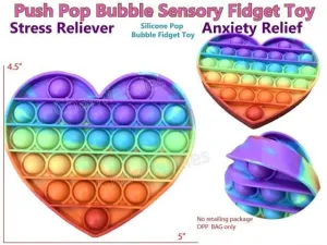 POPBUBBLE - HEART RAINBOW COLOUR