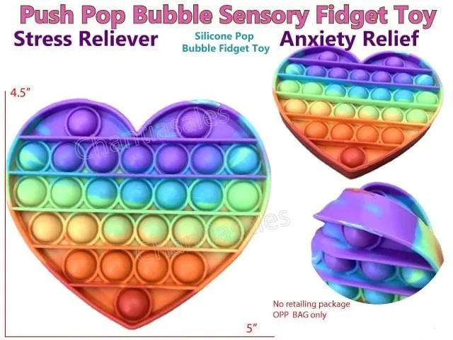 POPBUBBLE - HEART RAINBOW COLOUR