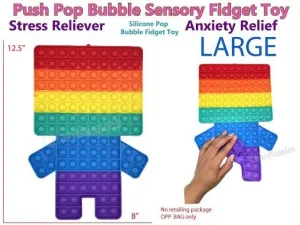 POPBUBBLE - LITTLE MAN RAINBOW COLOUR