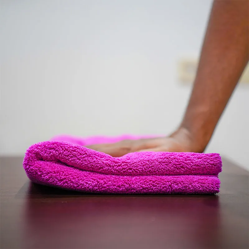 Poshlyf Drier Superb 600 GSM Glow Pink Microfiber Titaniumline 60cmx40cm
