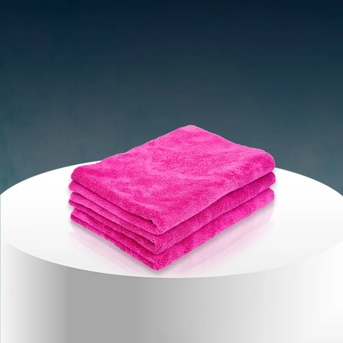 Poshlyf Drier Superb 600 GSM Glow Pink Microfiber Titaniumline 60cmx40cm