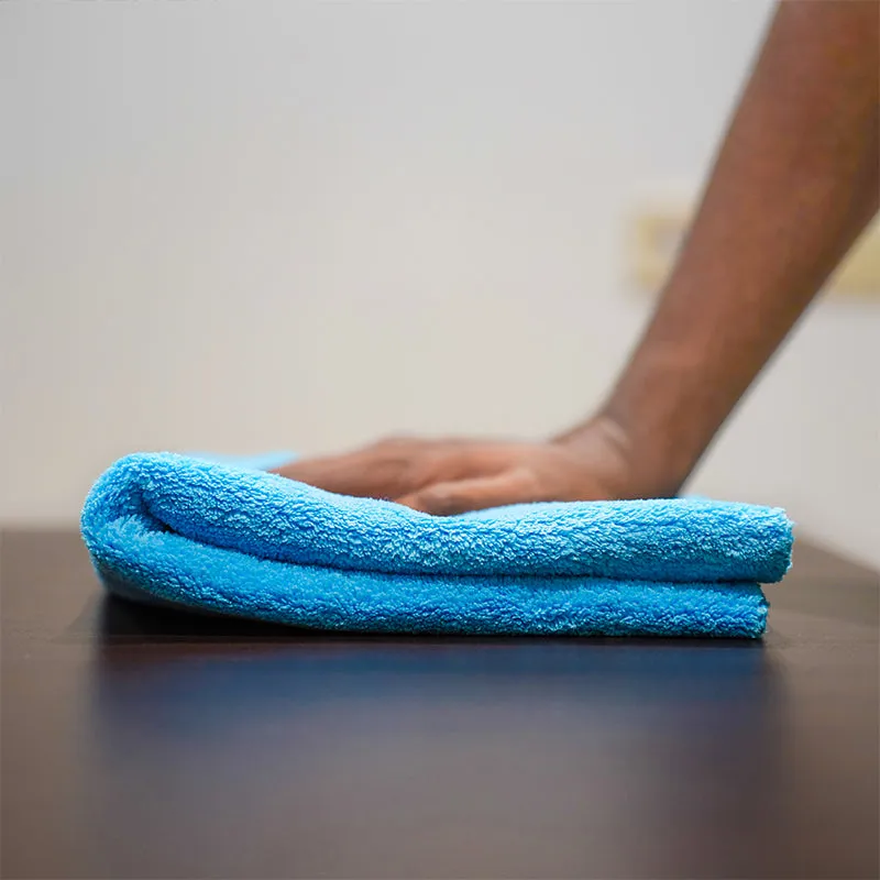 Poshlyf Drier Superb 600 GSM Light Blue Microfiber Titaniumline 60cmx40cm