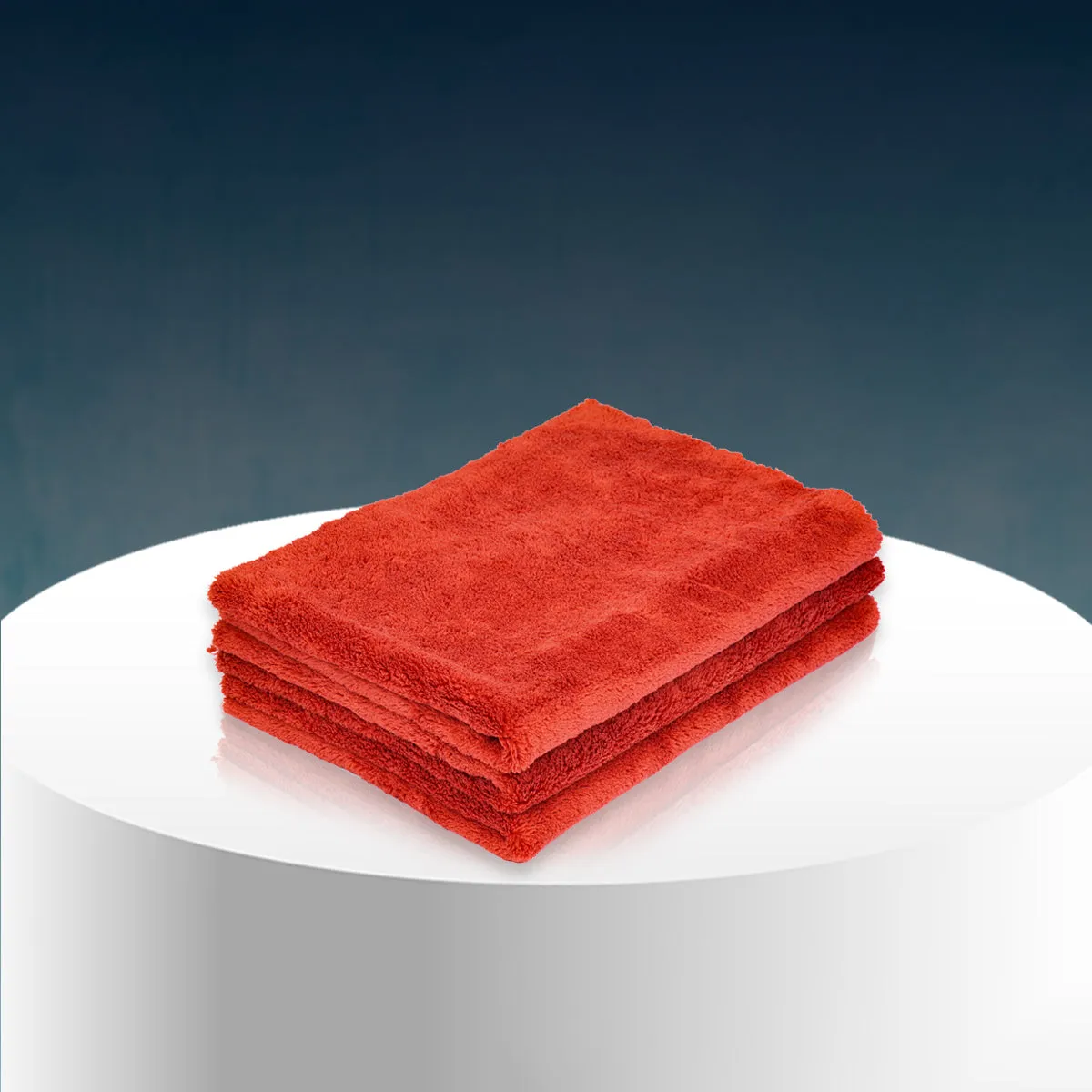 Poshlyf Drier Superb 600 GSM Red Microfiber Titaniumline 60cmx40cm