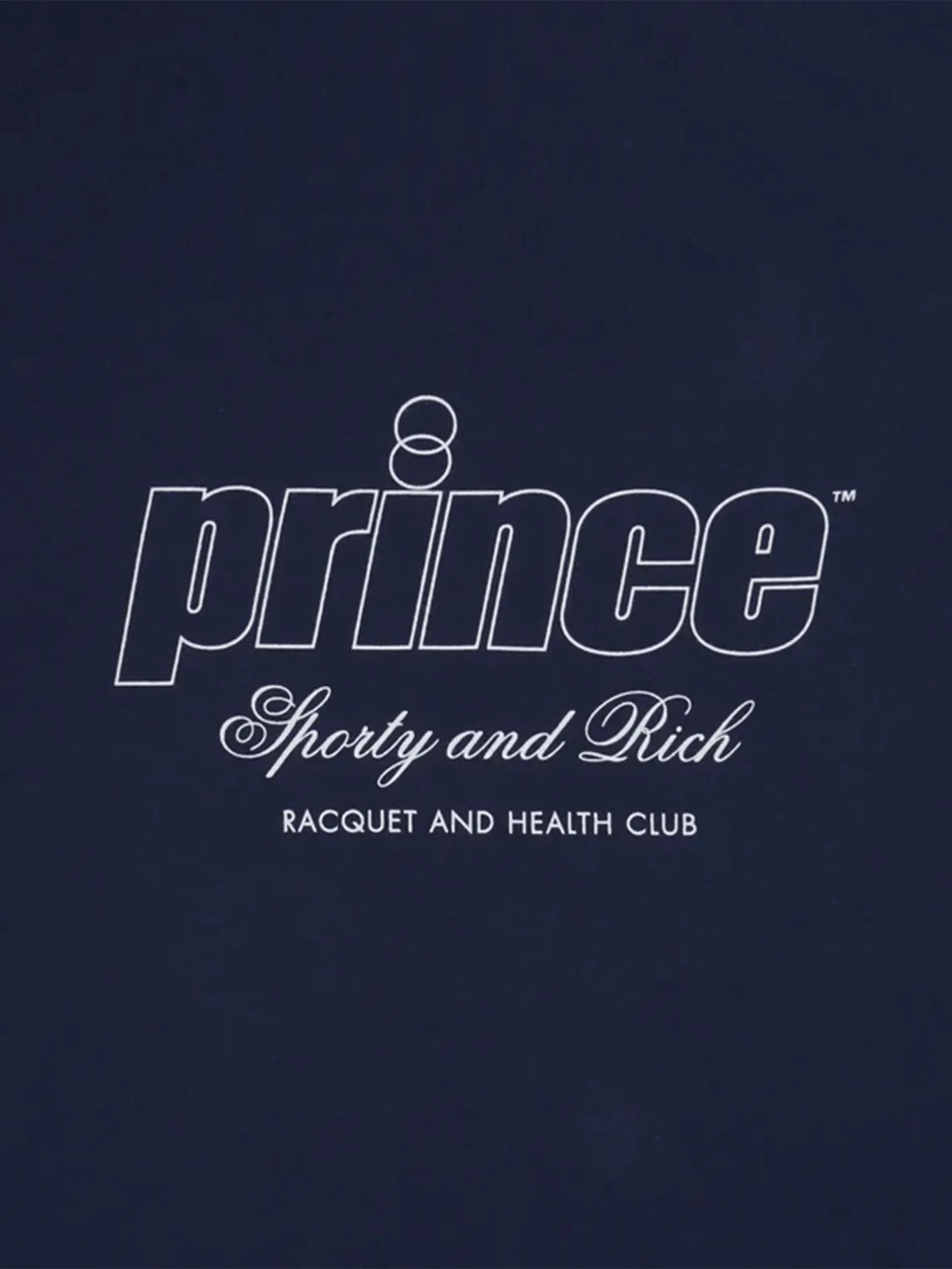 Prince Health T-Shirt Navy/White