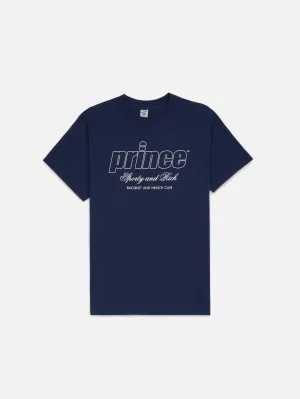 Prince Health T-Shirt Navy/White