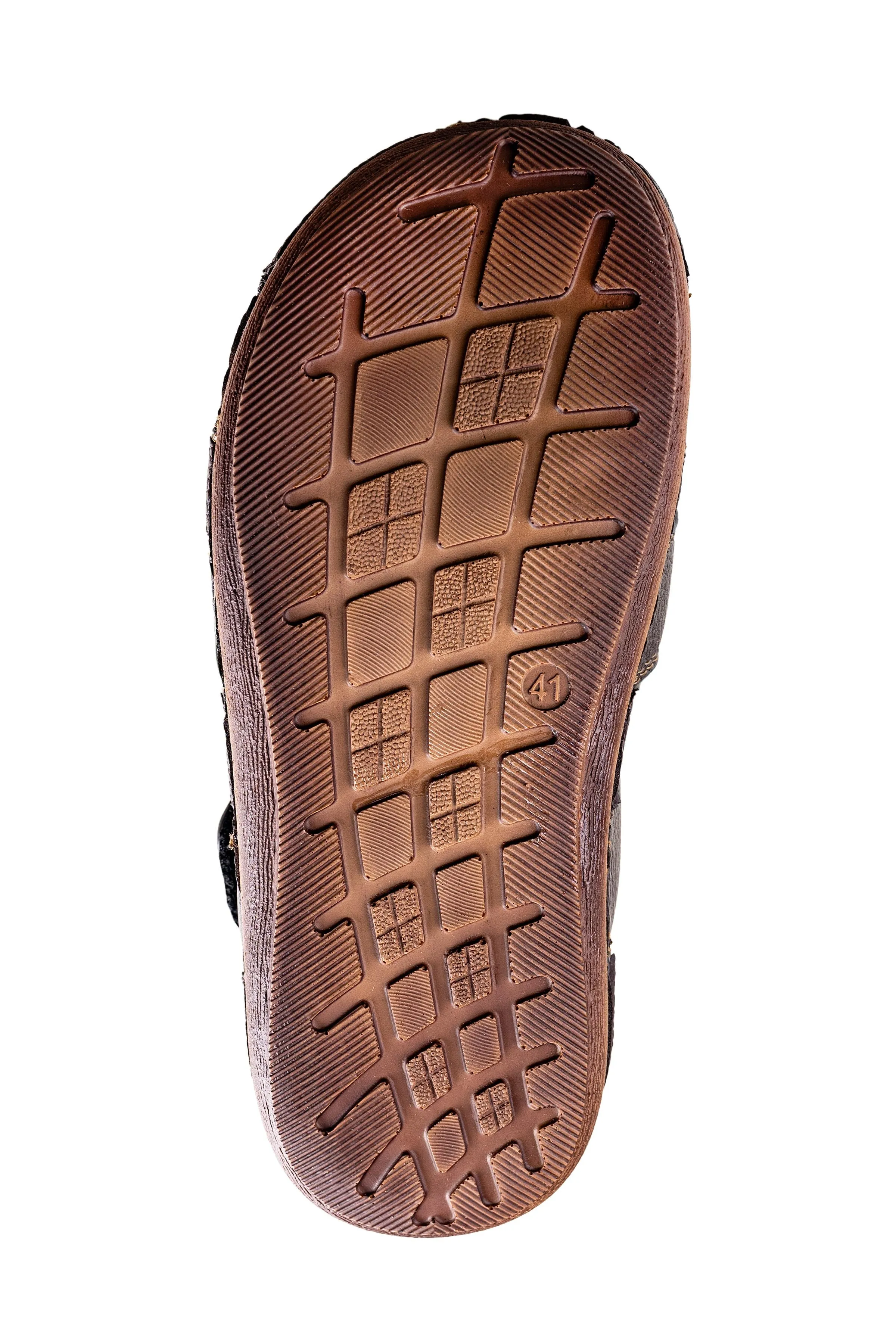 Puntoblu Brown Gents Sandal PU