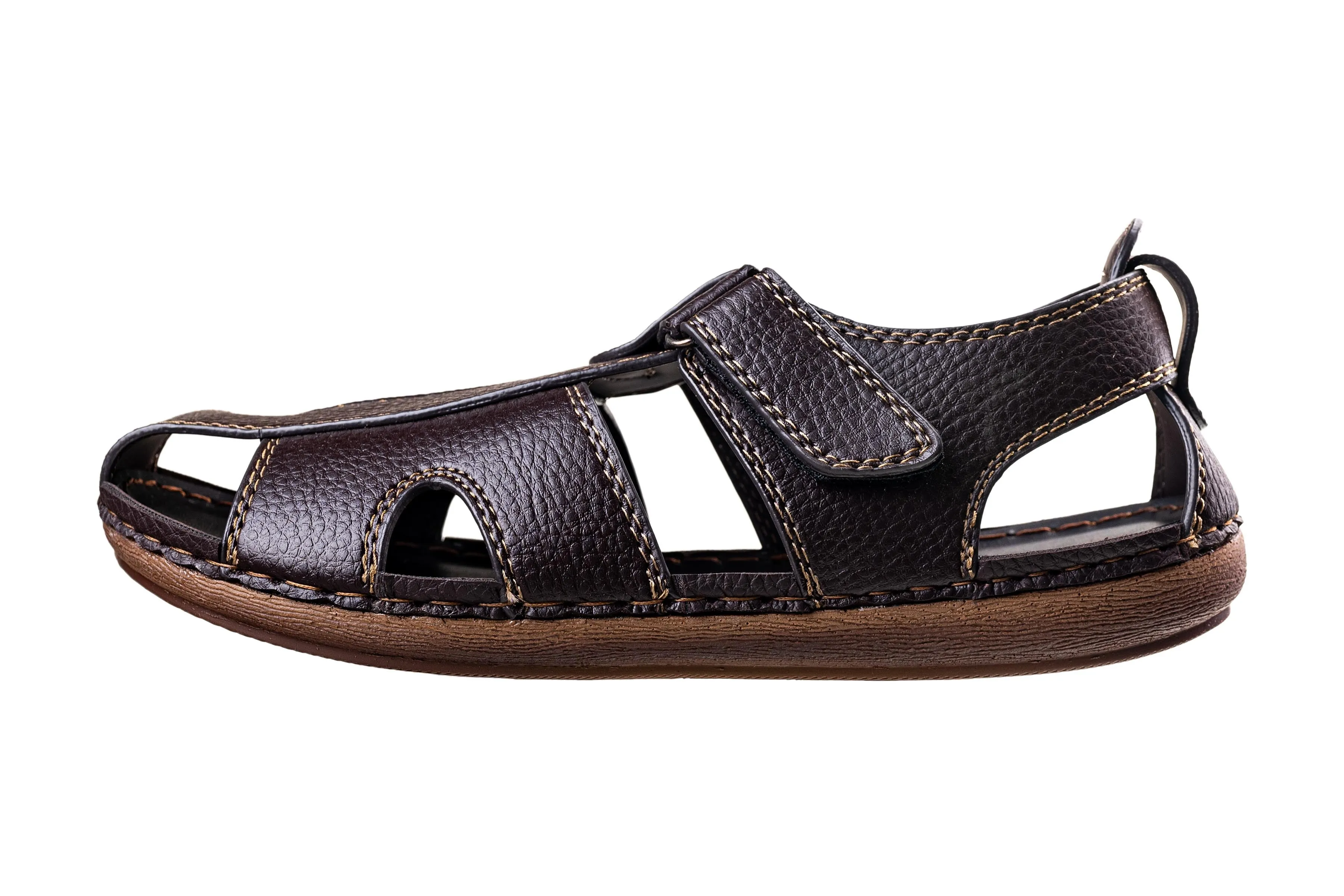 Puntoblu Brown Gents Sandal PU