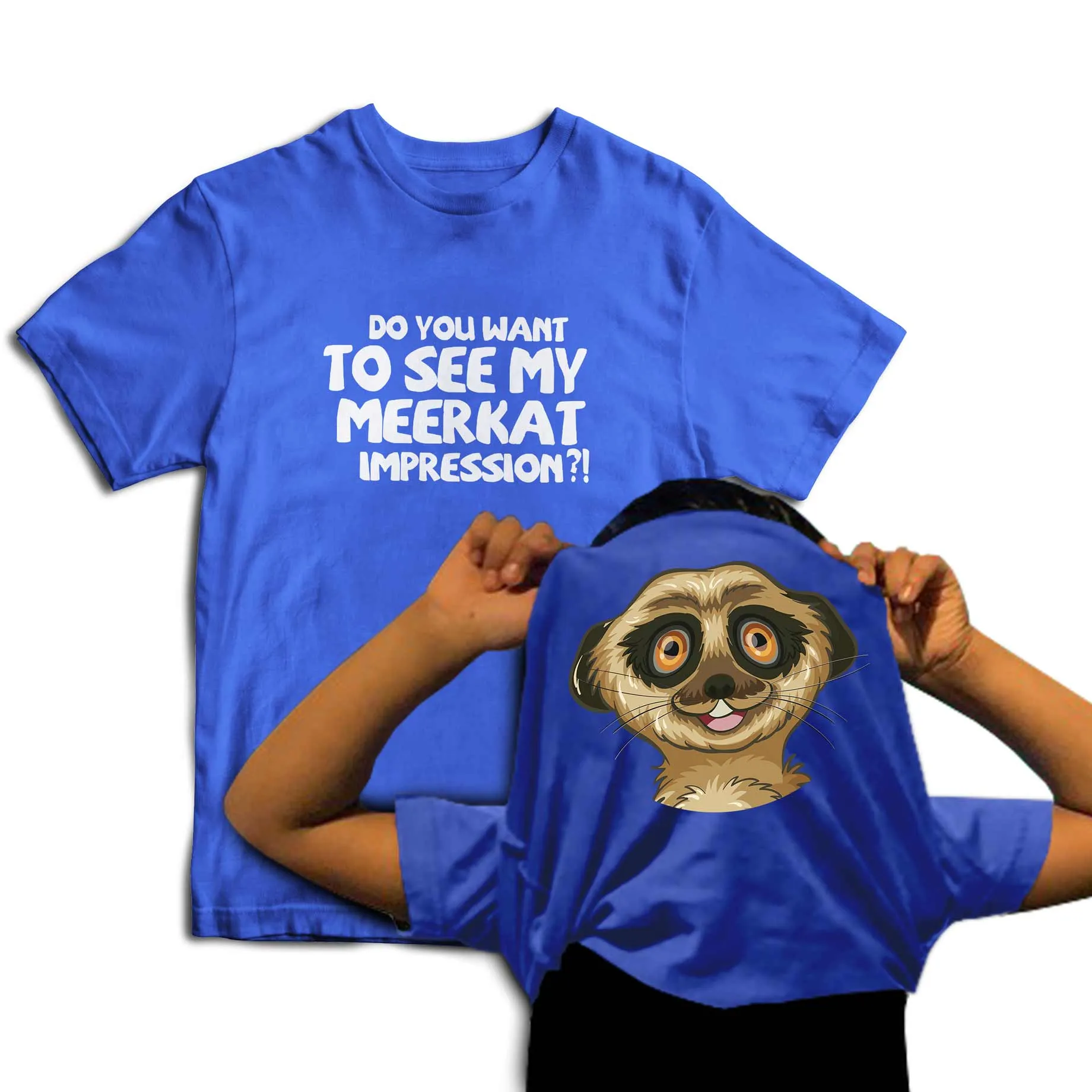Reality Glitch Do You Want To See My Meerkat Impression? Flip Kids T-Shirt
